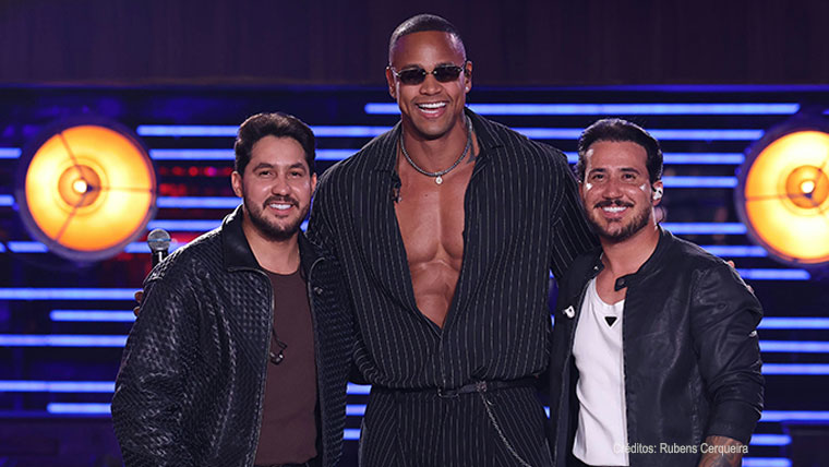 Leia mais sobre o artigo Iguinho e Lulinha lançam “Tônica e Gyn” com Léo Santana, dá início ao DVD “Abre a Porteira”